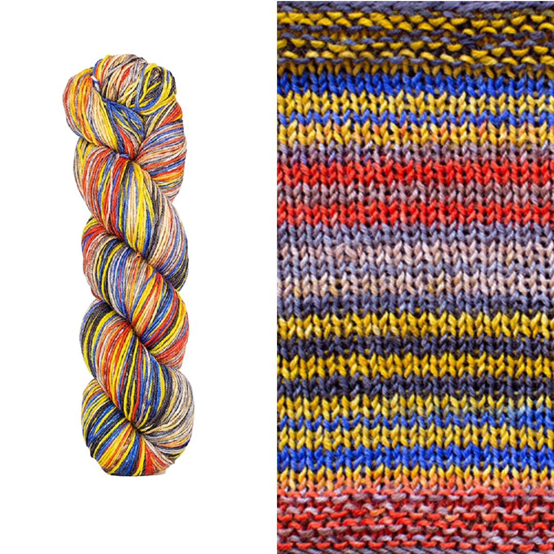 Uneek Chevron Scarf Kit | Fingering / DK / Worsted Weights-Knitting Kits-Urth Yarns-Fingering-15-Revolution Fibers