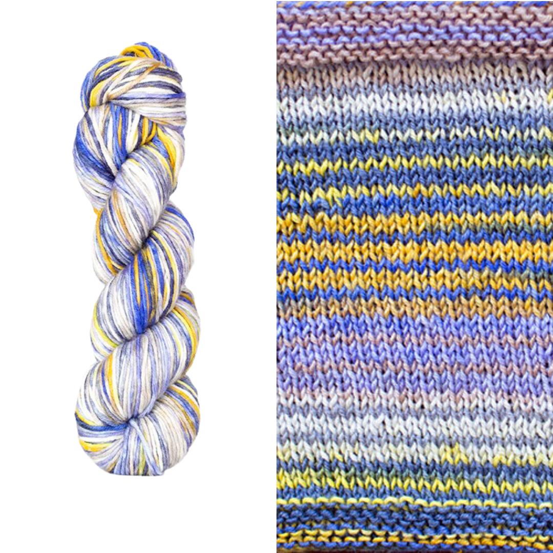 Pixelated Scarf Kit | Beautifully Textured Yarn Art-Knitting Kits-Urth Yarns-4016-Revolution Fibers