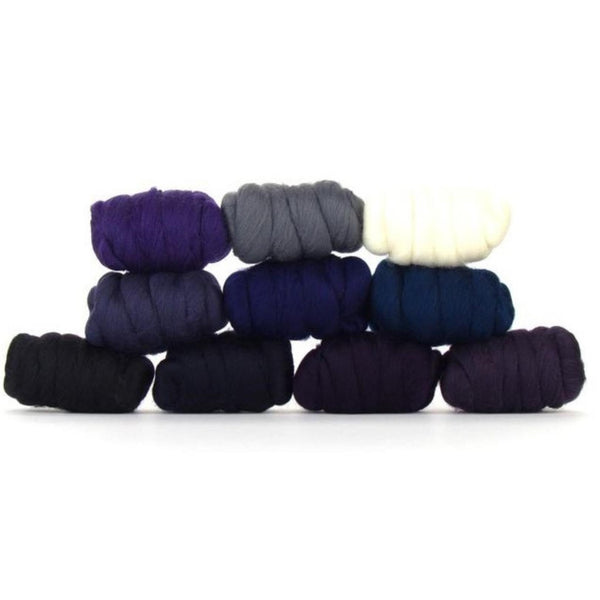 Mixed Merino Wool Variety Pack | Curious Cosmos (Multicolored) 250 Grams,  23 Micron