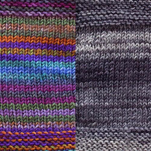 Koza Cocoon Wrap Kit | Yarn Art in Herringbone Stitch-Knitting Kits-Urth Yarns-Uncuffed-Koza 4020 + 63-Revolution Fibers