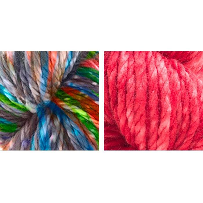 Cable Pom Beanie Kit-Knitting Kits-Urth Yarns-7009 + 7051 (Gul's pick)-Revolution Fibers