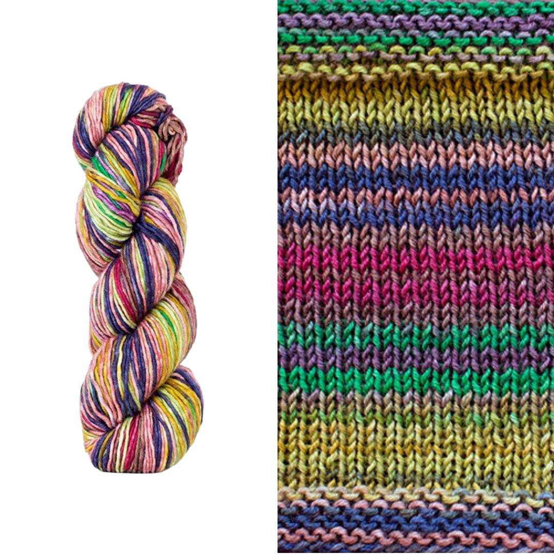 Pixelated Scarf Kit | Beautifully Textured Yarn Art-Knitting Kits-Urth Yarns-4018-Revolution Fibers