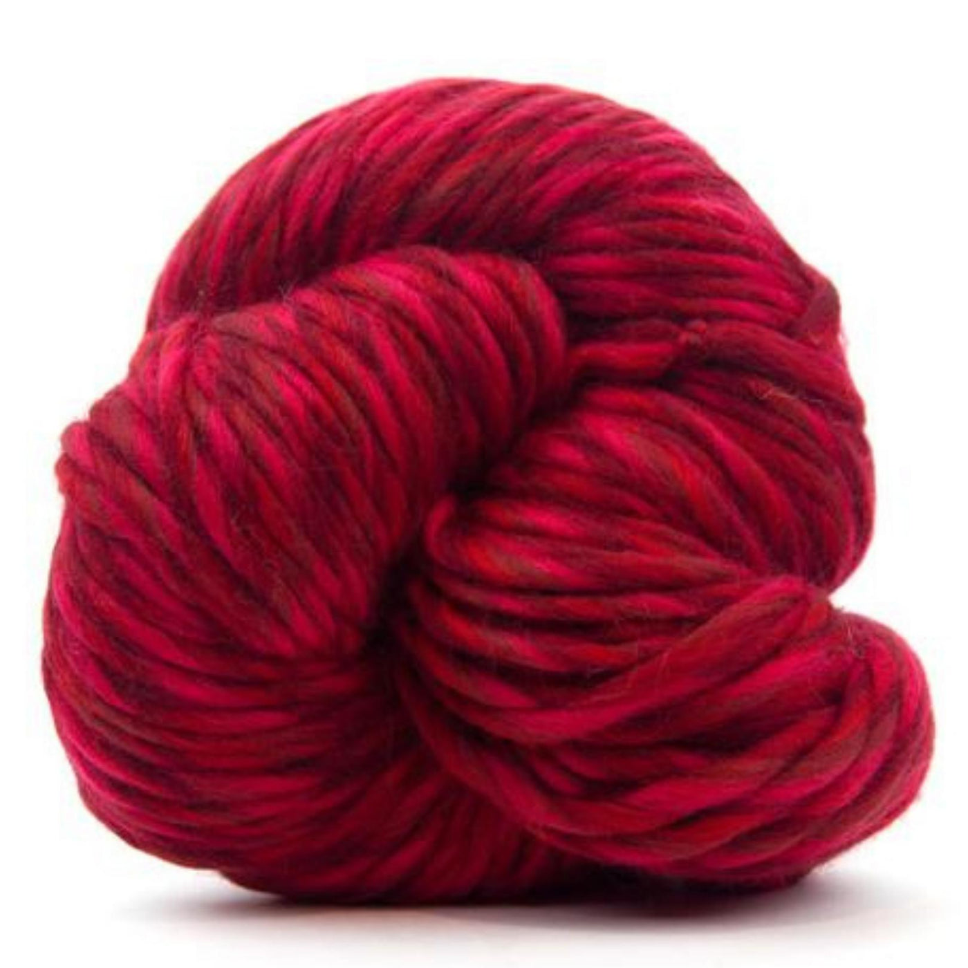 Premium Super Bulky (Chunky) Weight Multicolored Merino Yarn-Yarn-Revolution Fibers-Passion Red-Revolution Fibers