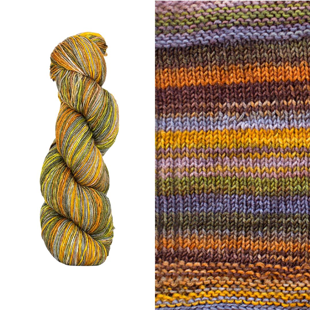 Anica Shawl Kit | Yarn Art Using Garter Stitch-Knitting Kits-Urth Yarns-Uneek Fingering 3001-Revolution Fibers