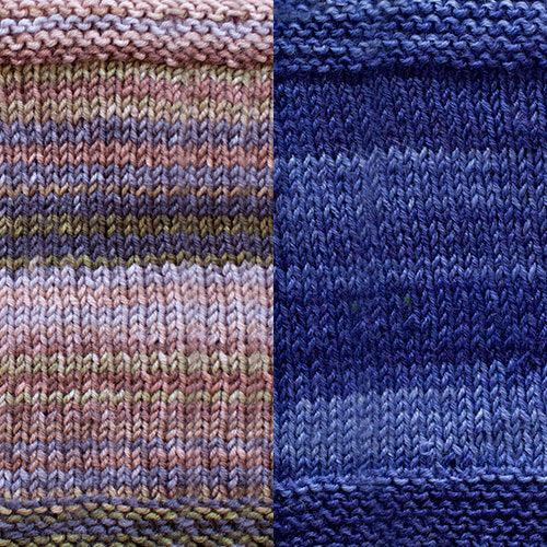 Koza Cocoon Wrap Kit | Yarn Art in Herringbone Stitch-Knitting Kits-Urth Yarns-Uncuffed-Koza 4006 + 56-Revolution Fibers