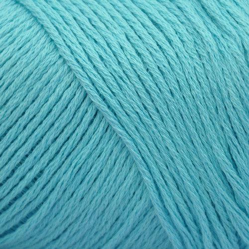 Cotton Fine Yarn Fingering Weight Yarn | 50 grams, 215 Yards | 80% Pima Cotton 20% Merino Wool-Yarn-Brown Sheep Yarn-Robin Egg Blue - CF555C-Revolution Fibers