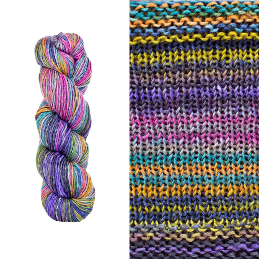 Pixelated Scarf Kit | Beautifully Textured Yarn Art-Knitting Kits-Urth Yarns-4022-Revolution Fibers
