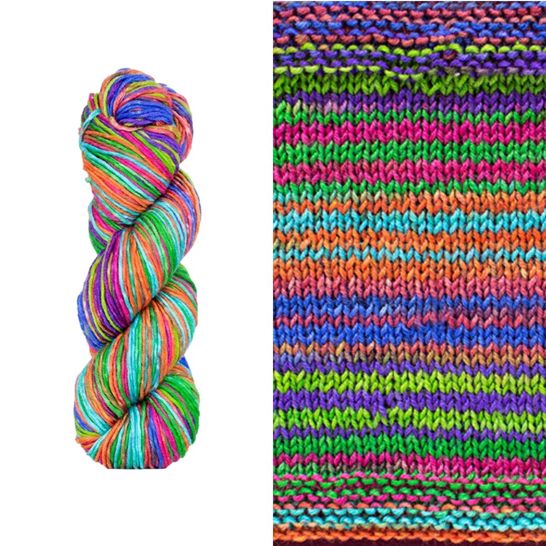 Pixelated Scarf Kit | Beautifully Textured Yarn Art-Knitting Kits-Urth Yarns-4023-Revolution Fibers