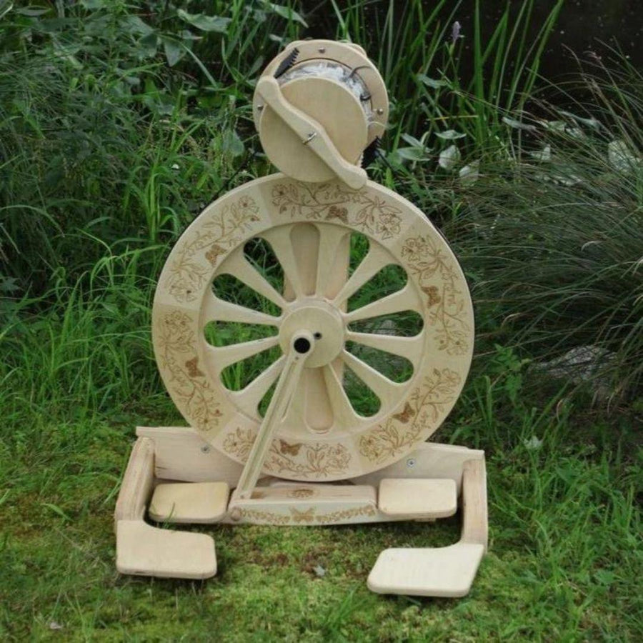 SpinOlution Monarch Spinning Wheels-Spinning Wheel-SpinOlution-Wheel + 4A Flyer-Revolution Fibers