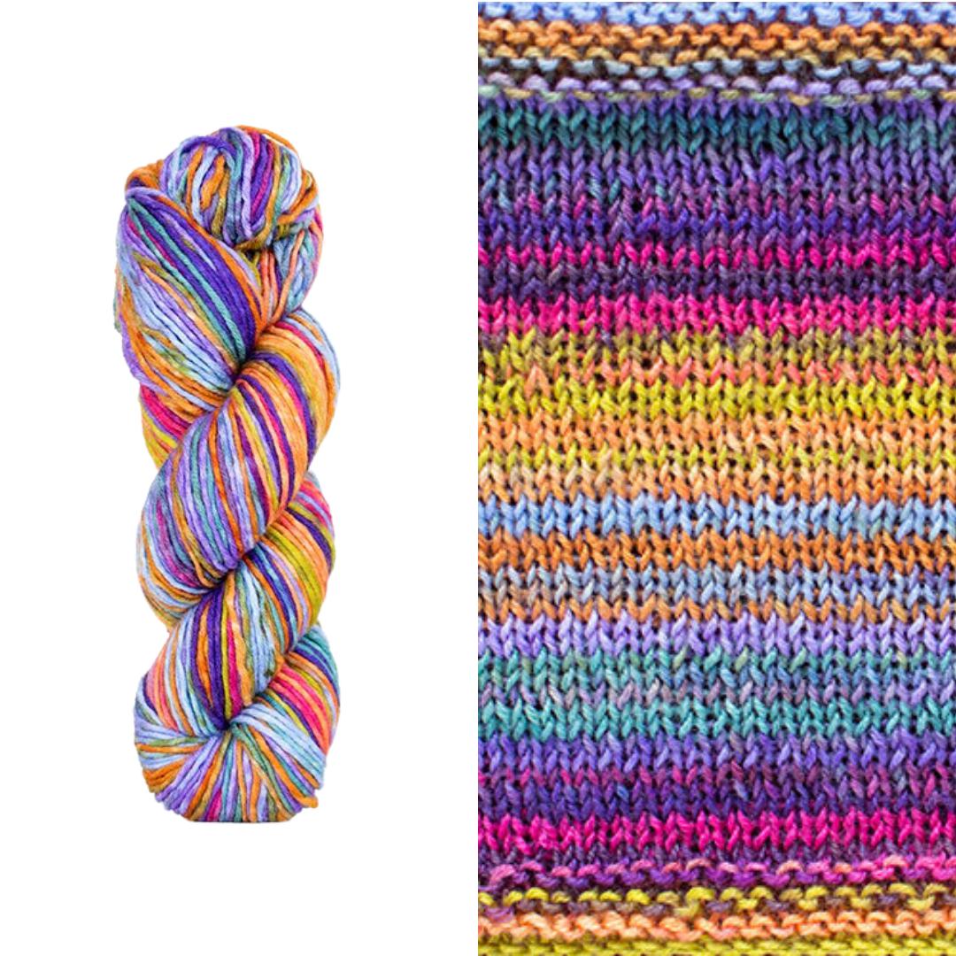 Pixelated Scarf Kit | Beautifully Textured Yarn Art-Knitting Kits-Urth Yarns-4024-Revolution Fibers