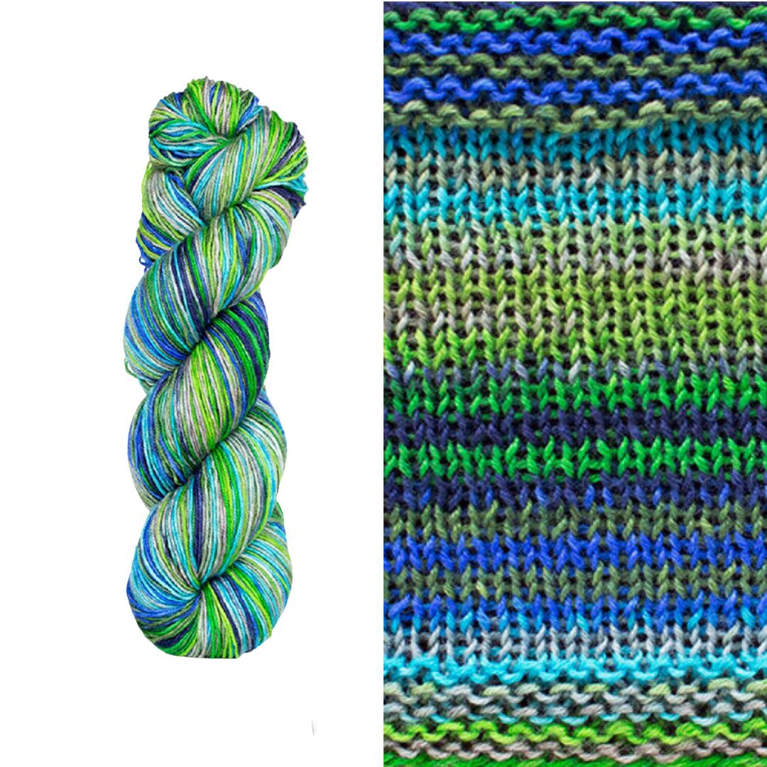 Uneek Chevron Scarf Kit | Fingering / DK / Worsted Weights-Knitting Kits-Urth Yarns-Fingering-25-Revolution Fibers