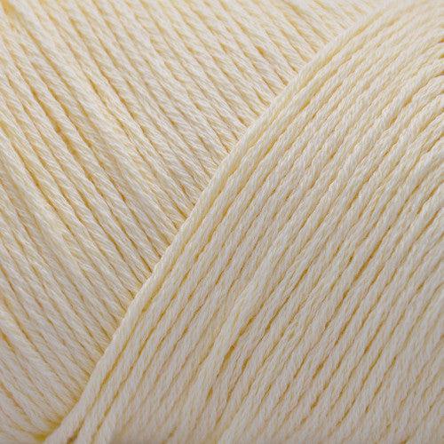 Cotton Fine Yarn Fingering Weight Yarn | 50 grams, 215 Yards | 80% Pima Cotton 20% Merino Wool-Yarn-Brown Sheep Yarn-Banana - CF620C-Revolution Fibers