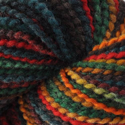 Lana Boulce Worsted Weight Yarn | 180 Yards | 100% Wool Twisted around Nylon Cord-Yarn-Brown Sheep Yarn-Pumpernickel Passion (handpainted) - LB101-Revolution Fibers