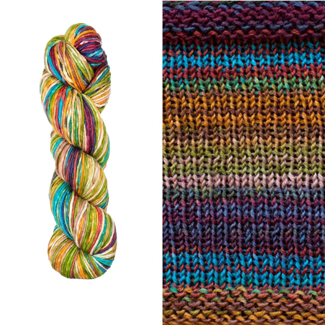 Pixelated Scarf Kit | Beautifully Textured Yarn Art-Knitting Kits-Urth Yarns-4002-Revolution Fibers