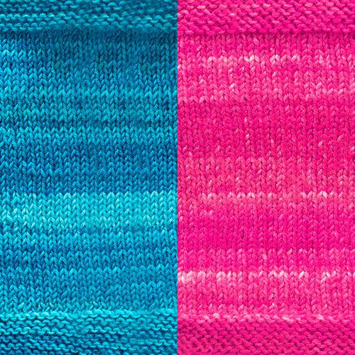 Maya Shawl Kit - 2 Colors | Worsted Weight-Knitting Kits-Urth Yarns-4057 + 66-Revolution Fibers