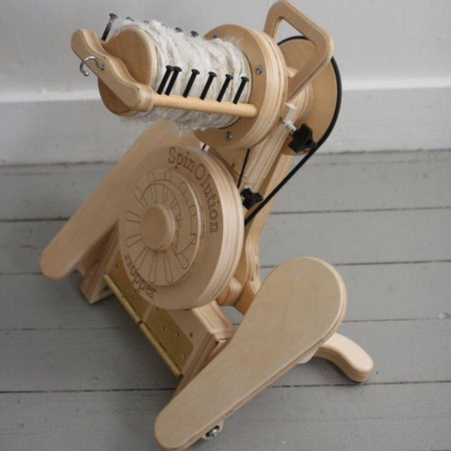 SpinOlution Hopper Spinning Wheels-Spinning Wheel-SpinOlution-Wheel + 8 oz Flyer-Revolution Fibers
