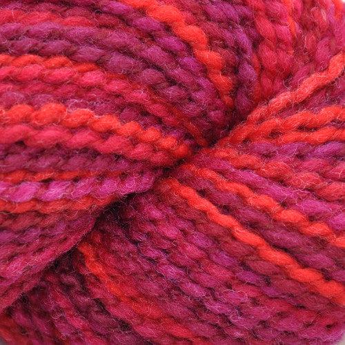 Lana Boulce Worsted Weight Yarn | 180 Yards | 100% Wool Twisted around Nylon Cord-Yarn-Brown Sheep Yarn-Very Berry (Handpainted) - LB303-Revolution Fibers