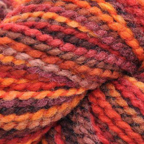 Lana Boulce Worsted Weight Yarn | 180 Yards | 100% Wool Twisted around Nylon Cord-Yarn-Brown Sheep Yarn-Autumn Royale (Handpainted) - LB505-Revolution Fibers