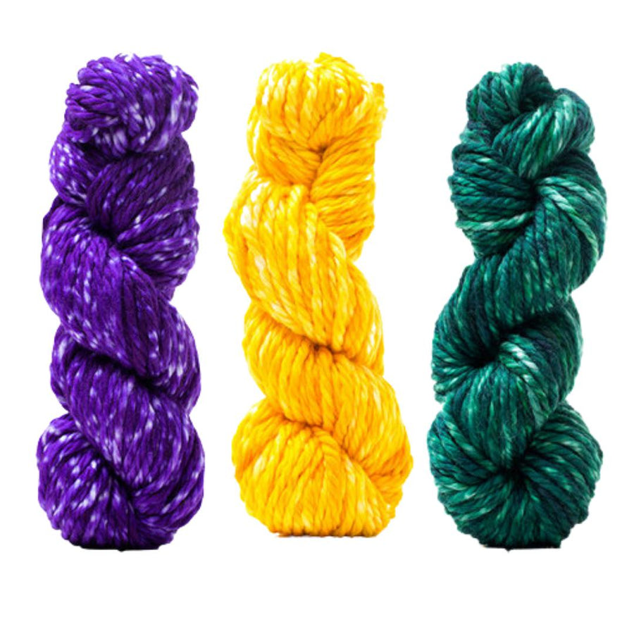 Revolution Fibers Multi-Color Recycled Sari Silk Yarn, Handspun Sari F —  Revolution Fibers