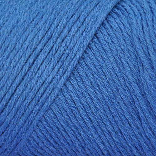 Cotton Fine Yarn Fingering Weight Yarn | 50 grams, 215 Yards | 80% Pima Cotton 20% Merino Wool-Yarn-Brown Sheep Yarn-Bering Sea Blue - CF762C-Revolution Fibers