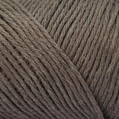 Cotton Fine Yarn Fingering Weight Yarn | 50 grams, 215 Yards | 80% Pima Cotton 20% Merino Wool-Yarn-Brown Sheep Yarn-Truffle - CF825C-Revolution Fibers