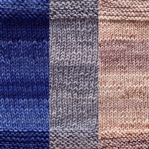 Maya Shawl Kit - 3 Colors | Worsted Weight-Knitting Kits-Urth Yarns-4056 + 64 + 62-Revolution Fibers