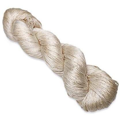100% Mulberry Silk Yarn - Undyed - Lace Weight 20/2 - 100 Grams & Approximately 1,000 Yards per Skein-Yarn-Revolution Fibers-1 Pack (100 Grams)-Revolution Fibers