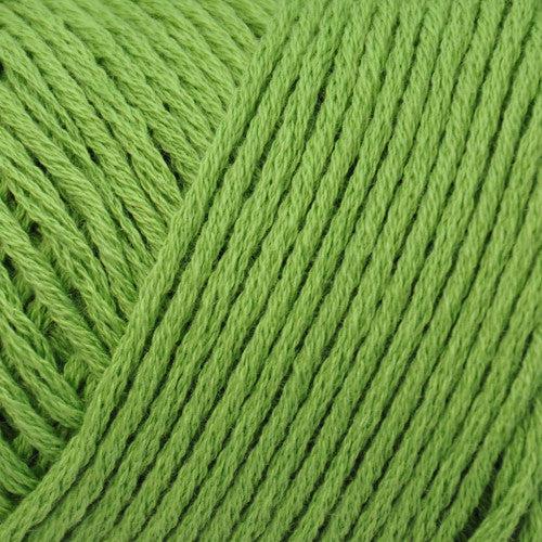 Cotton Fine Yarn Fingering Weight Yarn | 50 grams, 215 Yards | 80% Pima Cotton 20% Merino Wool-Yarn-Brown Sheep Yarn-Lime Light - CF840C-Revolution Fibers