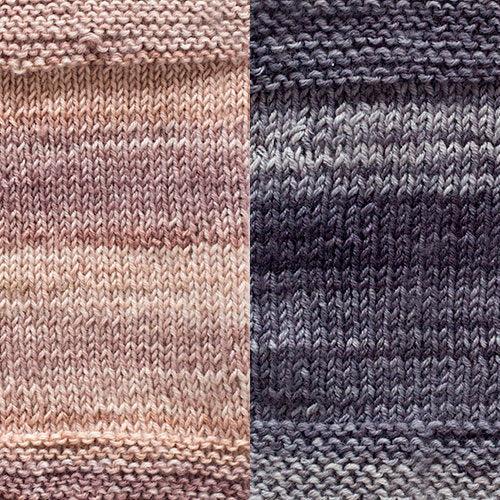 Maya Shawl Kit - 2 Colors | Worsted Weight-Knitting Kits-Urth Yarns-4062 + 65-Revolution Fibers