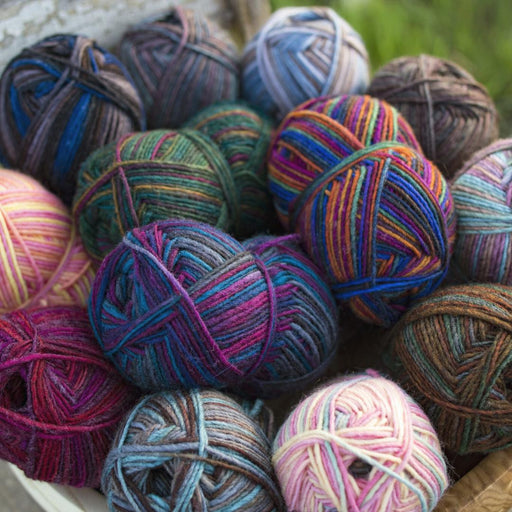 Lanaloft Handpainted Worsted Weight Yarn | 160 Yards | 100% Wool-Yarn-Brown Sheep Yarn-Shimmering Lagoon - 1LL900P-Revolution Fibers