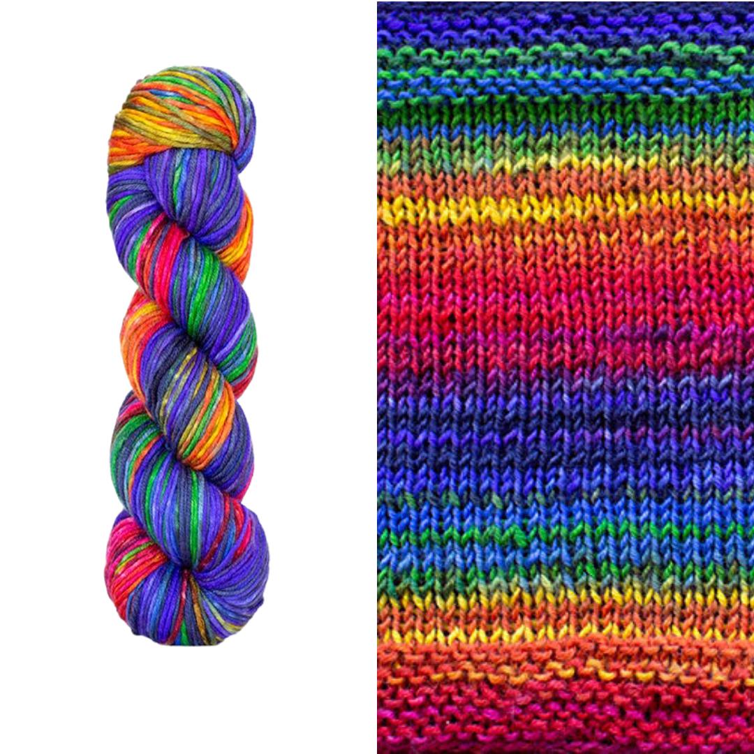 Pixelated Scarf Kit | Beautifully Textured Yarn Art-Knitting Kits-Urth Yarns-4004-Revolution Fibers