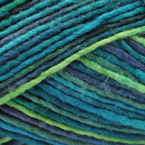 Lanaloft Handpainted Bulky Weight Yarn | 160 Yards | 100% Wool-Yarn-Brown Sheep Yarn-Shimmering Lagoon - BLL900R-Revolution Fibers