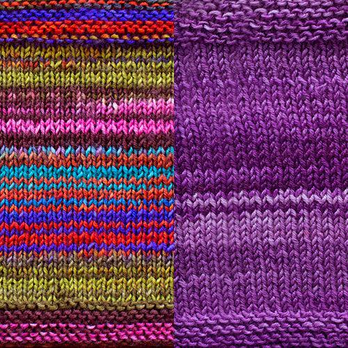 Koza Cocoon Wrap Kit | Yarn Art in Herringbone Stitch-Knitting Kits-Urth Yarns-Uncuffed-Koza 4007 + 66-Revolution Fibers