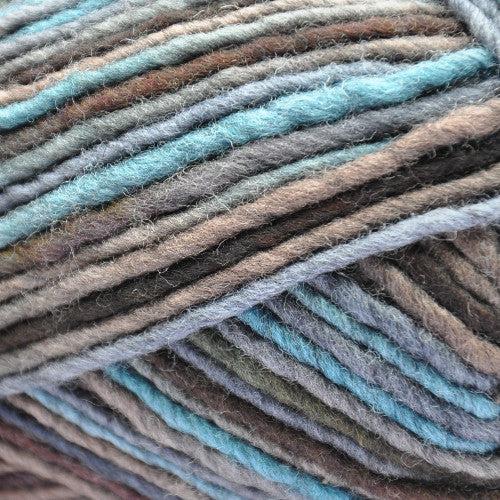 Lanaloft Handpainted Worsted Weight Yarn | 160 Yards | 100% Wool-Yarn-Brown Sheep Yarn-Aqua Depths - 1LL300P-Revolution Fibers