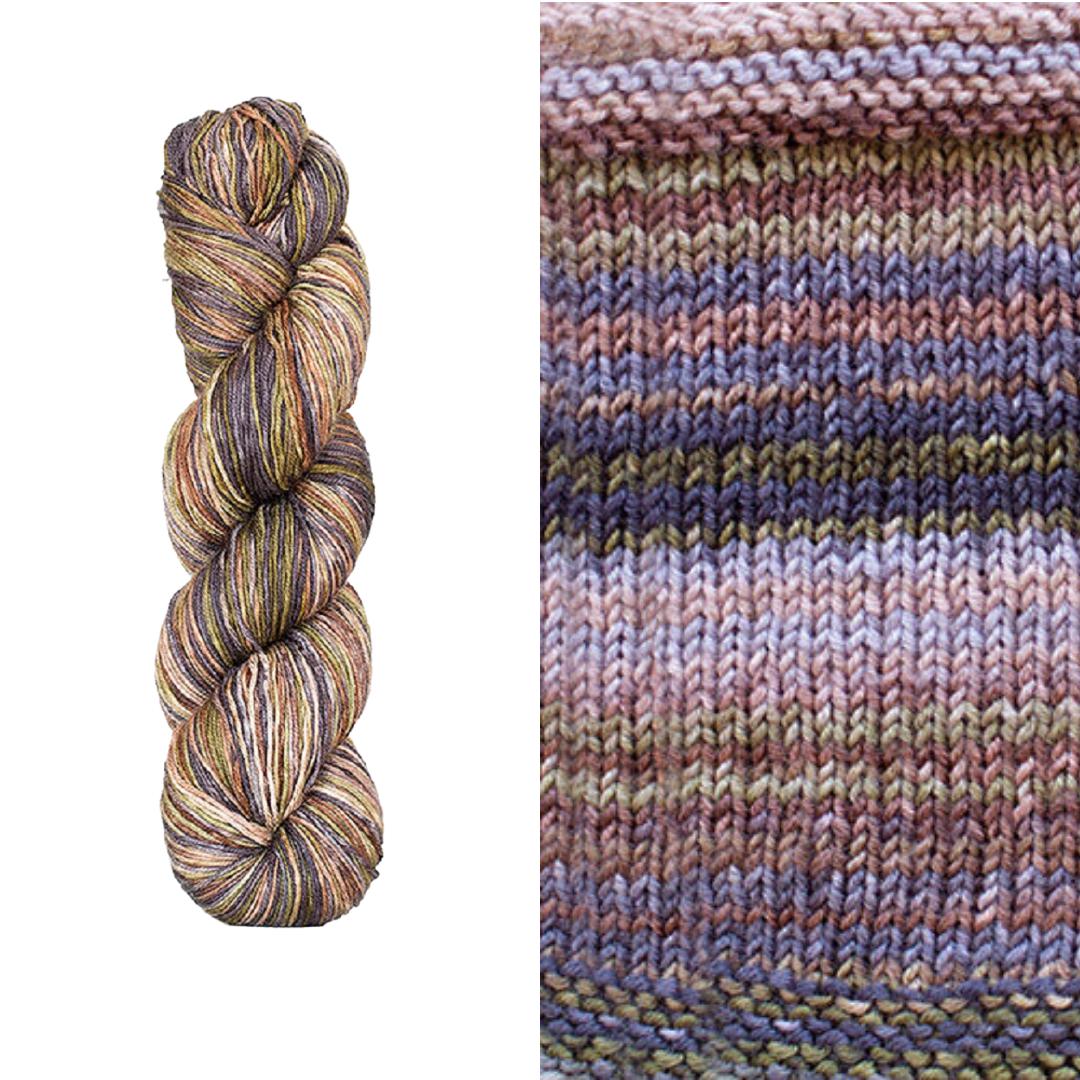 Anica Shawl Kit | Yarn Art Using Garter Stitch-Knitting Kits-Urth Yarns-Uneek Fingering 3006-Revolution Fibers