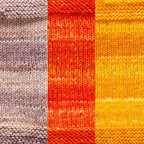 Maya Shawl Kit - 3 Colors | Worsted Weight-Knitting Kits-Urth Yarns-4062 + 52 + 53-Revolution Fibers