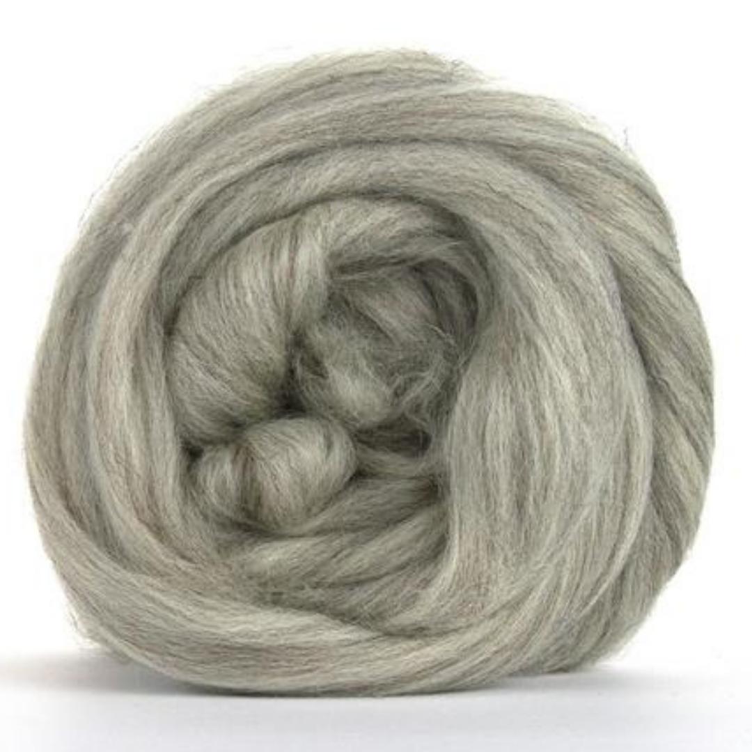 Corriedale Wool Roving Top (1 lb / 16 oz) | 28 Microns, Natural Gray Undyed, Cleaned and Combed Core Wool-Wool Roving-Revolution Fibers-Revolution Fibers