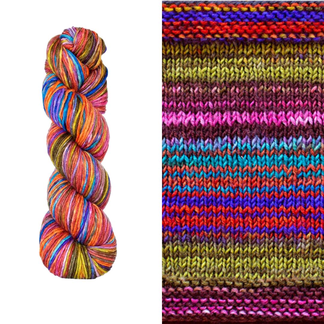 Pixelated Scarf Kit | Beautifully Textured Yarn Art-Knitting Kits-Urth Yarns-4007-Revolution Fibers
