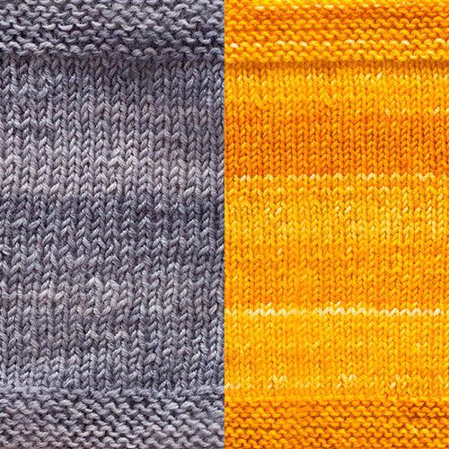 Maya Shawl Kit - 2 Colors | Worsted Weight-Knitting Kits-Urth Yarns-4064 + 53-Revolution Fibers