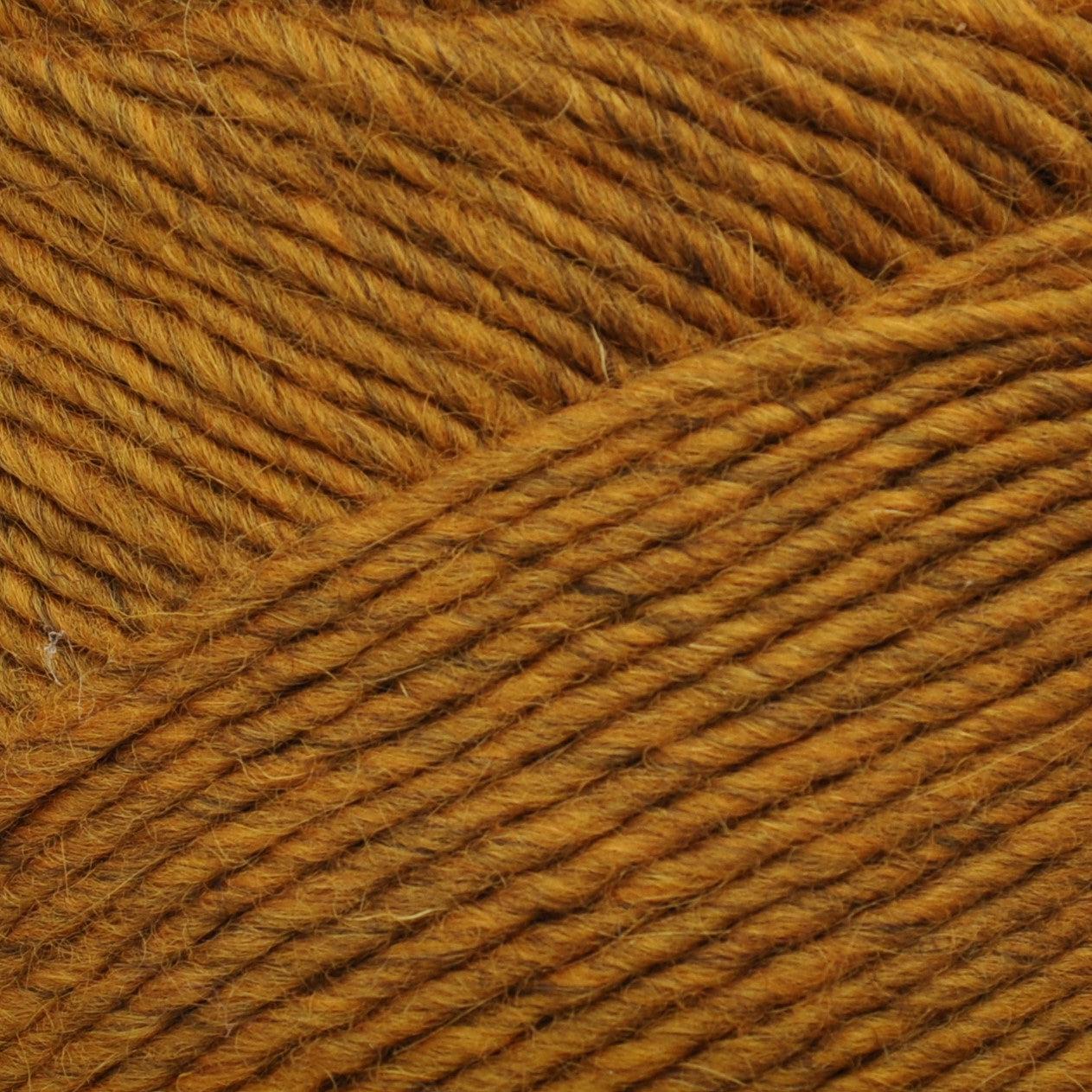 Lamb's Pride Bulky Weight Yarn | 125 Yards | 85% Wool 15% Mohair Blend-Yarn-Brown Sheep Yarn-Antique Brass - M144-Revolution Fibers