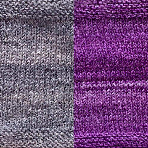Maya Shawl Kit - 2 Colors | Worsted Weight-Knitting Kits-Urth Yarns-4064 + 55-Revolution Fibers