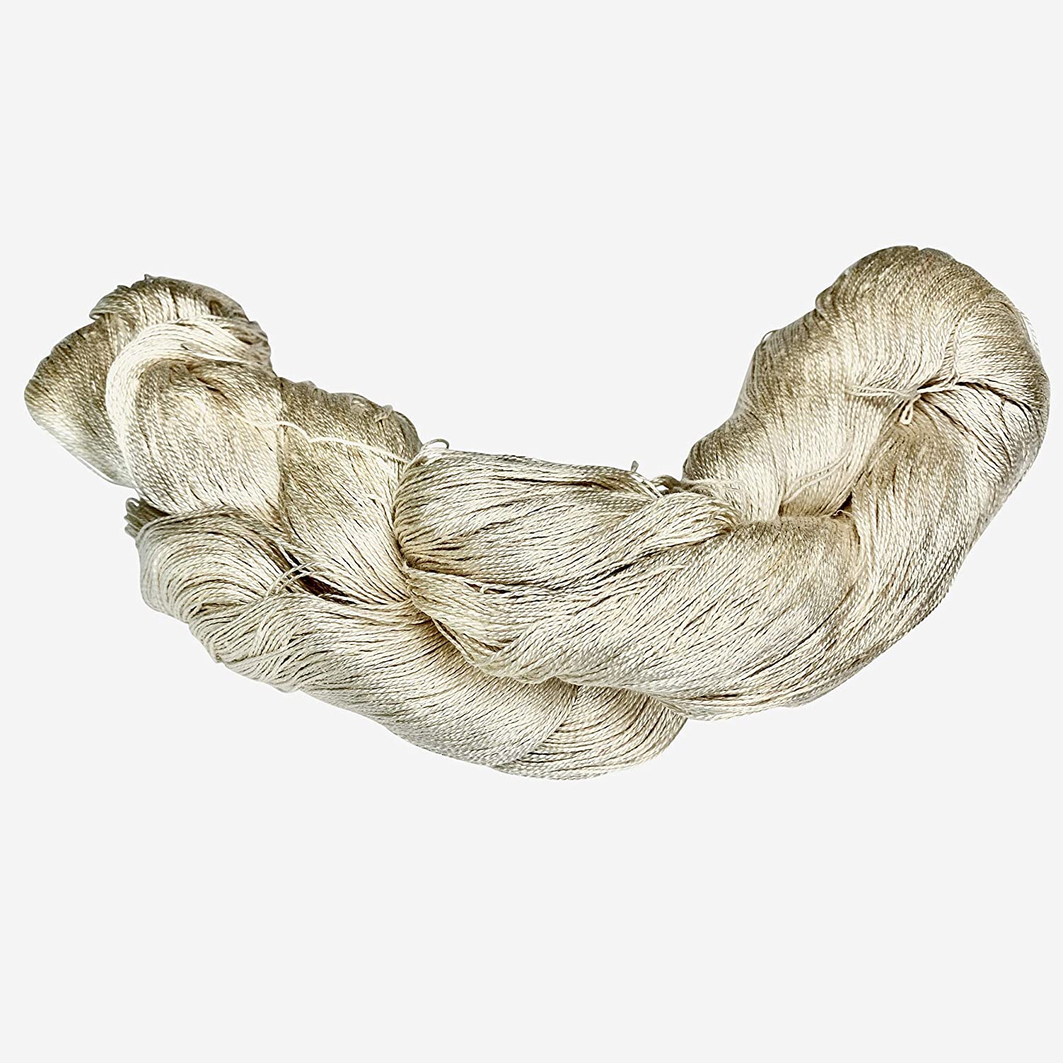 100% Mulberry Silk Yarn - Undyed - Lace Weight 20/2 - 100 Grams & Approximately 1,000 Yards per Skein-Yarn-Revolution Fibers-2 Pack (200 Grams)-Revolution Fibers