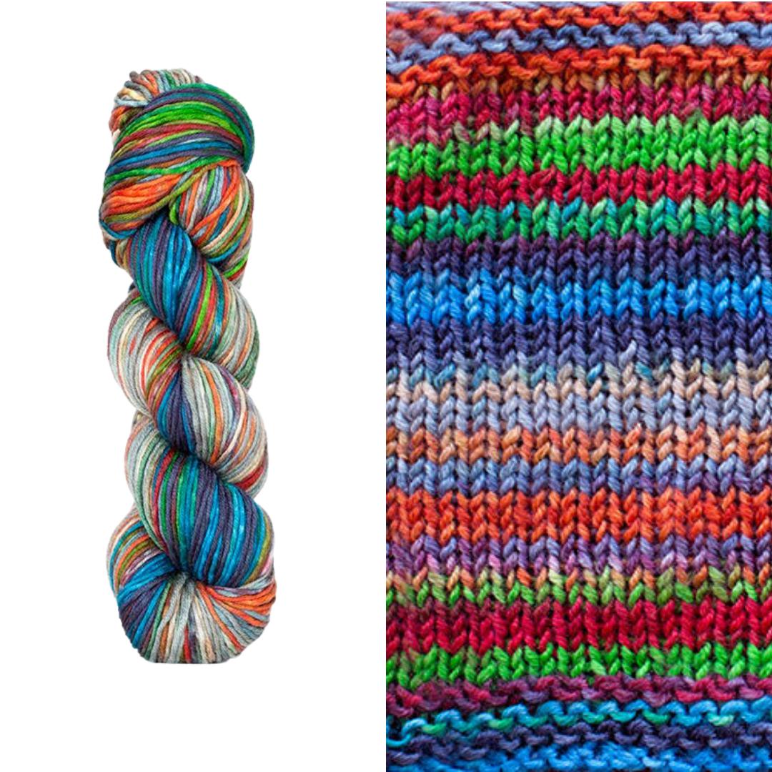 Pixelated Scarf Kit | Beautifully Textured Yarn Art-Knitting Kits-Urth Yarns-4009-Revolution Fibers