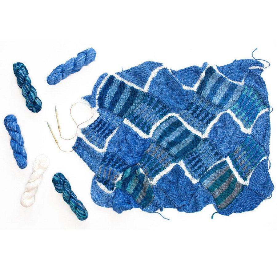 Aegean Blanket Kit-Knitting Kits-Urth Yarns-2215 + 2072 + 2200 (Nurgun's pick)-Revolution Fibers