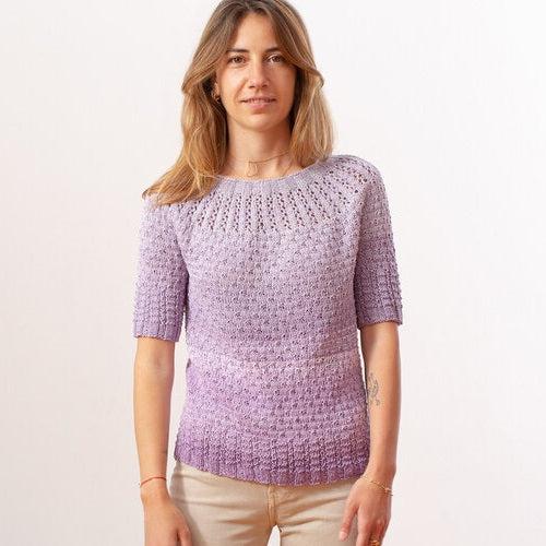 Arnavut Textured Tee Pattern - Monokrom Cotton-Knitting Patterns-Urth Yarns-Revolution Fibers