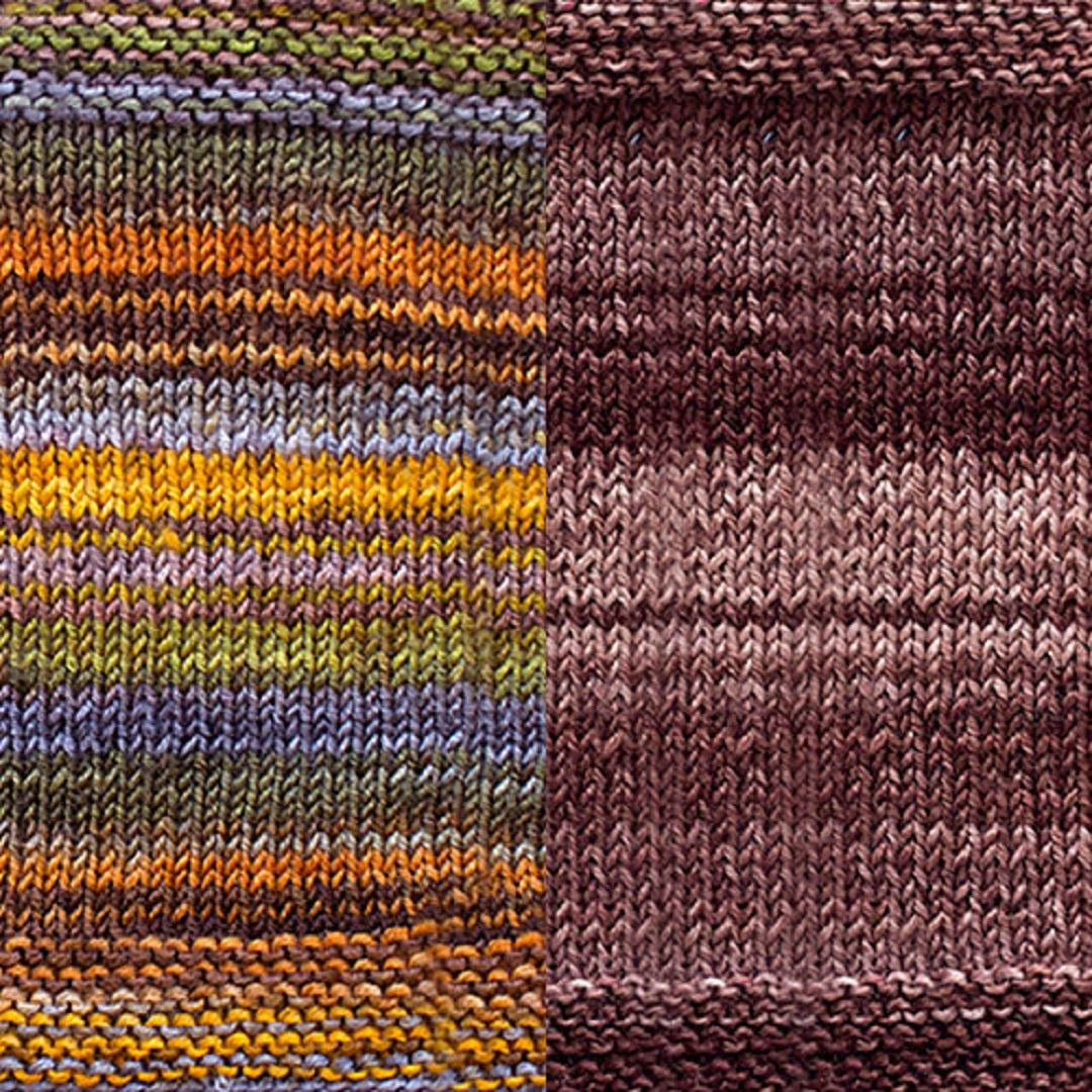 Beaubourg Shawl Kit | Contemporary Yarn Art in a Shawl-Knitting Kits-Urth Yarns-4001 + 4061-Revolution Fibers
