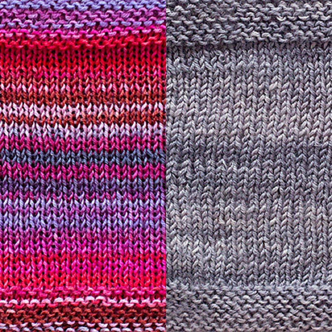 Beaubourg Shawl Kit | Contemporary Yarn Art in a Shawl-Knitting Kits-Urth Yarns-4005 + 4064-Revolution Fibers