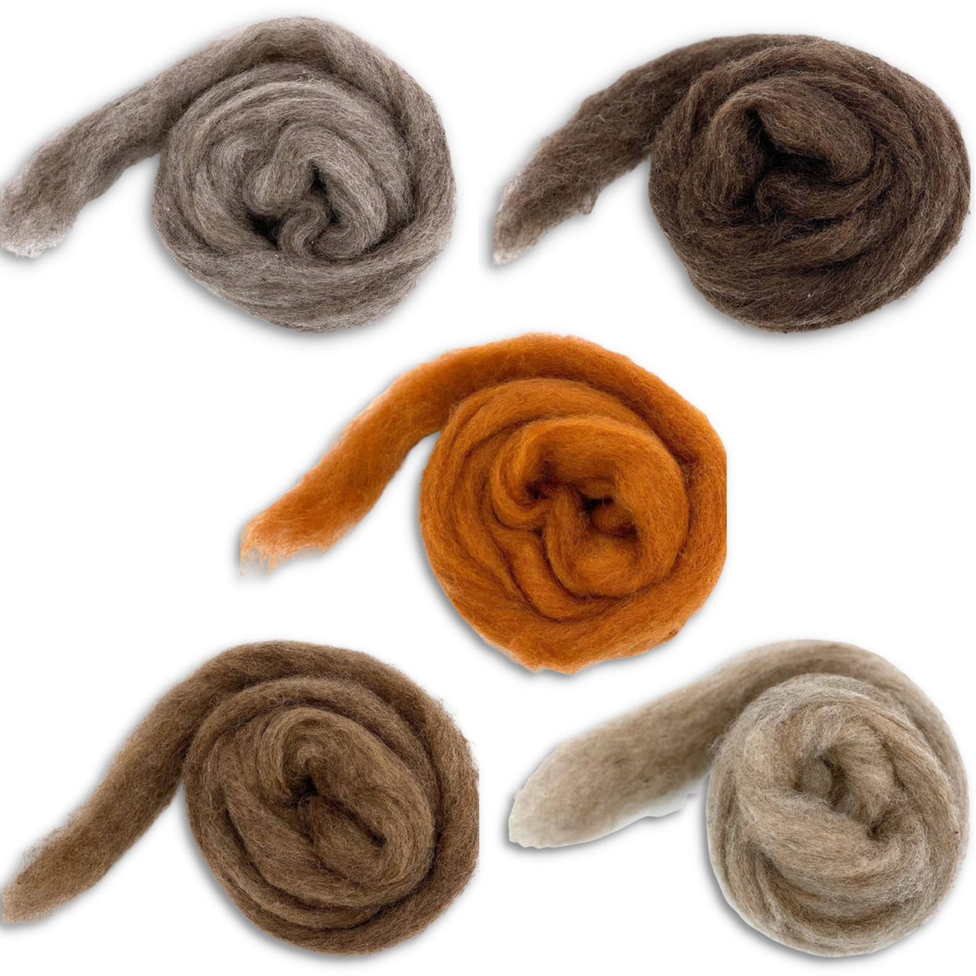 Carded Sliver Corriedale Wool - Furry Friends