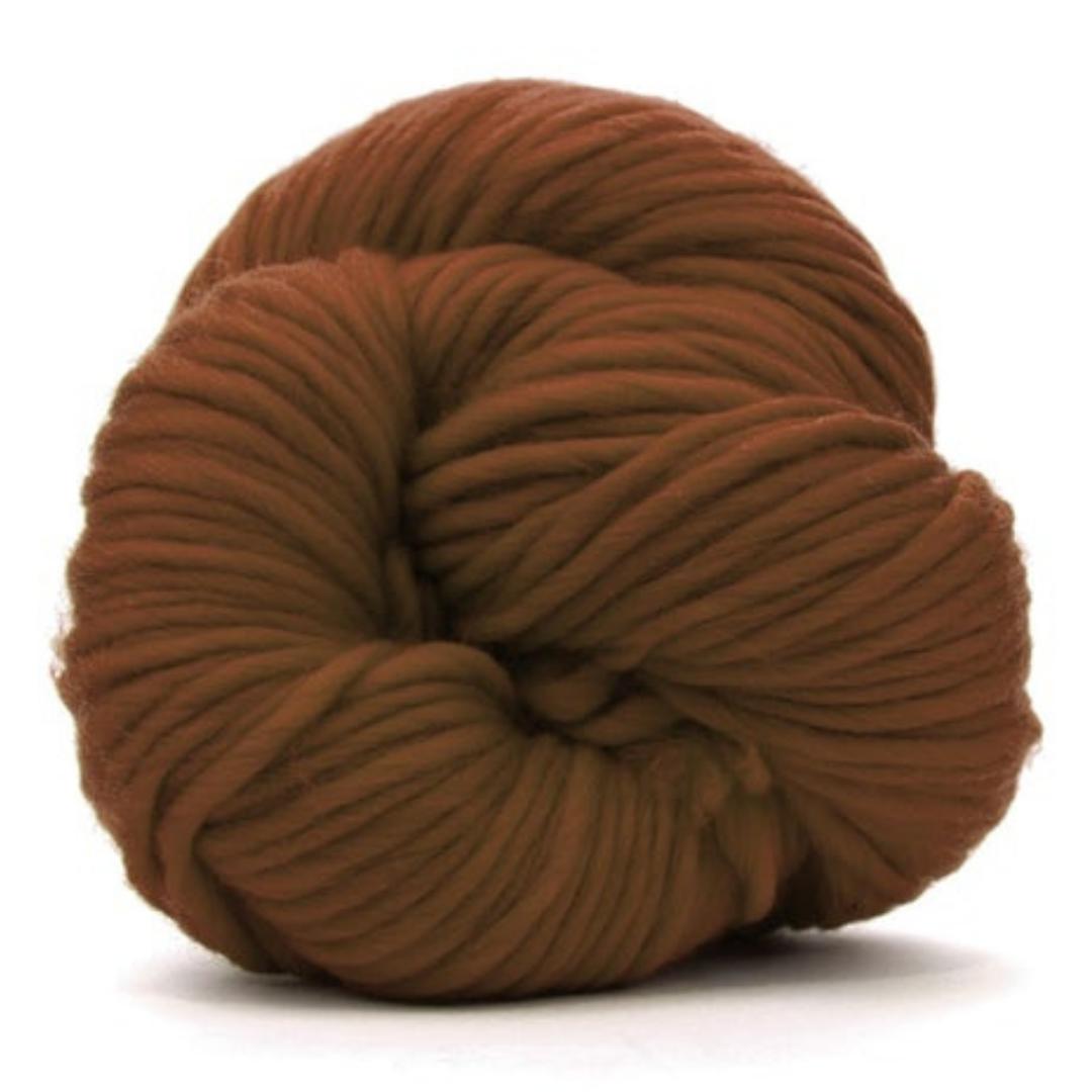 Premium Super Bulky (Chunky) Weight Solid Color Merino Yarn-Yarn-Revolution Fibers-Chocolate Brown-Revolution Fibers