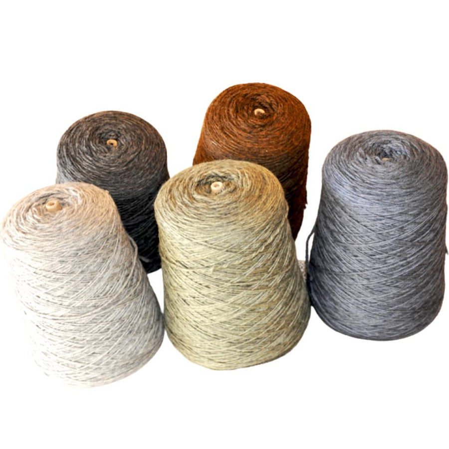 Nature Spun Cones (1 lb) Fingering Weight Yarn | 2800 Yards | 100% Wool-Yarn-Brown Sheep Yarn-Fanciful Blue - 5158CN-Revolution Fibers